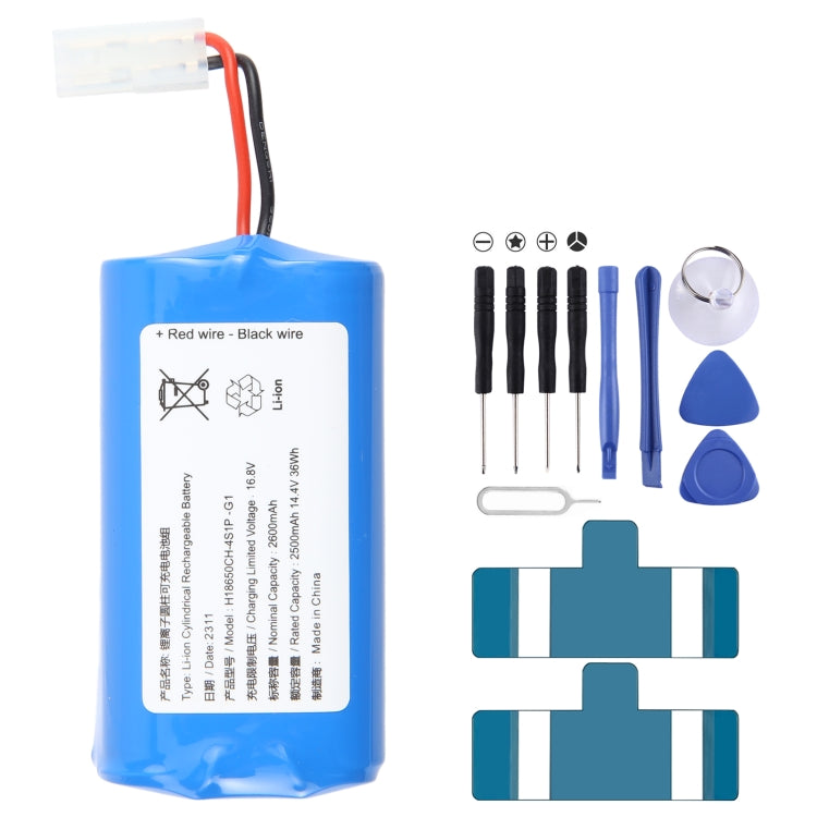Batteria originale H18650CH-4S1P 2500mAh 14,4V per Xiaomi Mijia G1 spazzatrice Batteria originale H18650CH-4S1P 2500mAh 14,4V per Xiaomi Mijia G1 spazzatrice